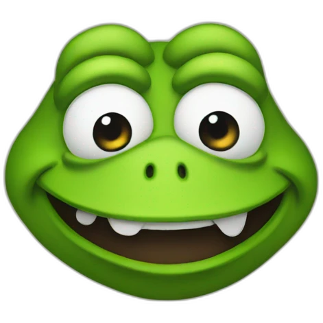 evil kermit emoji