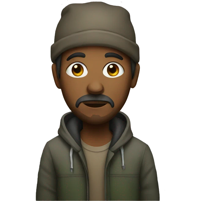 Homeless emoji