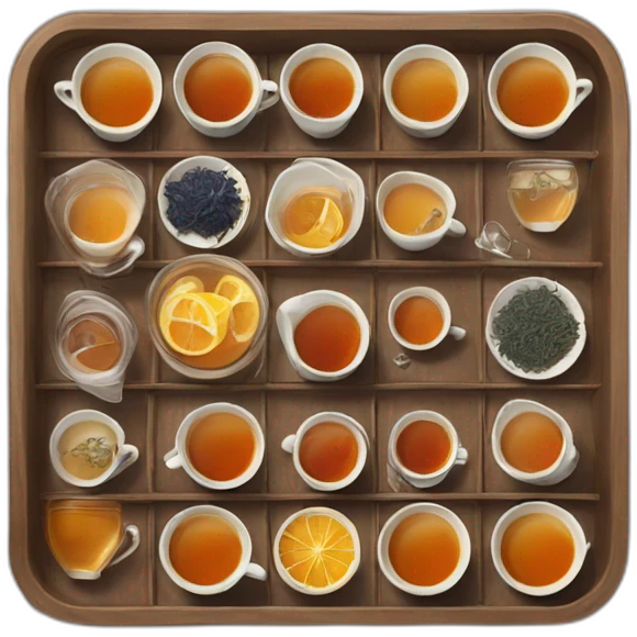 tray of teas emoji