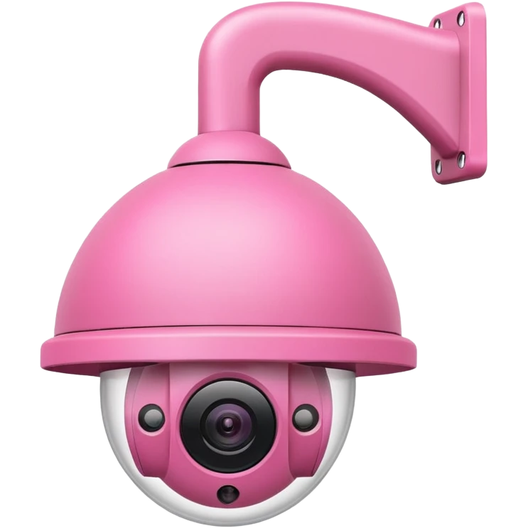 Security Camera pink  emoji