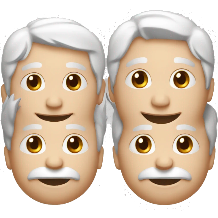 1 emoji with white 1 and red background emoji
