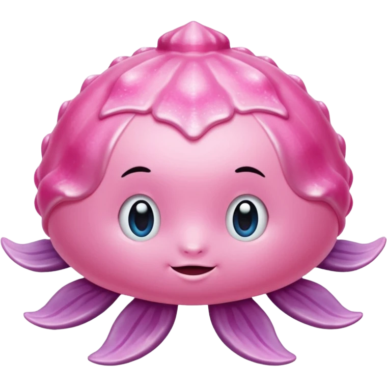 Un émoji étoile de mer rose emoji