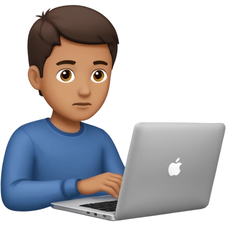 man using laptop emoji