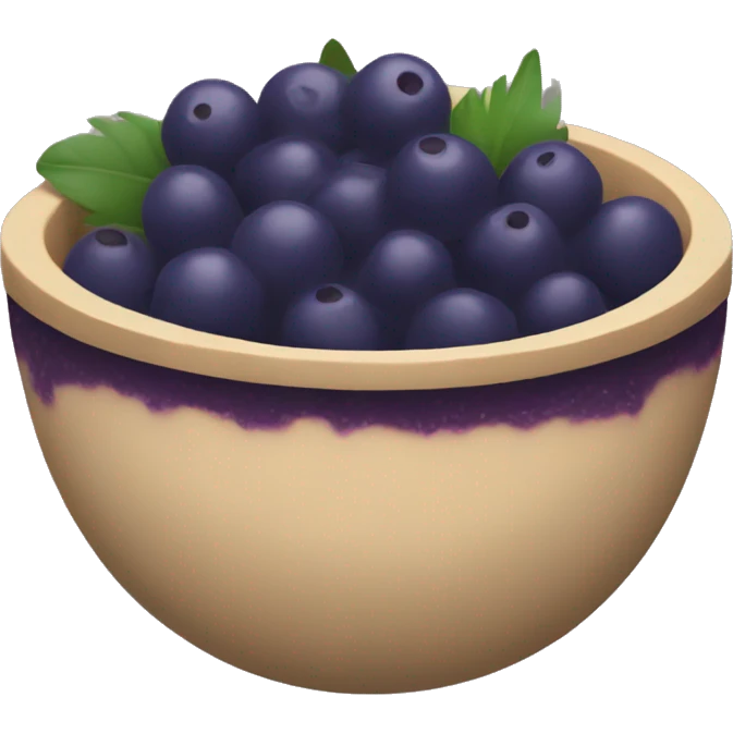 Açaí bowl emoji