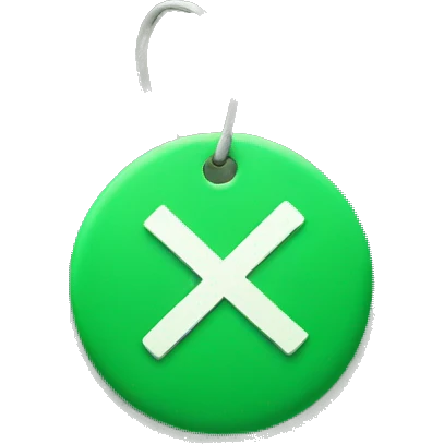 green tag emoji
