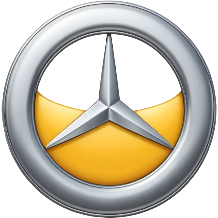 Mercedes logo in emojis emoji