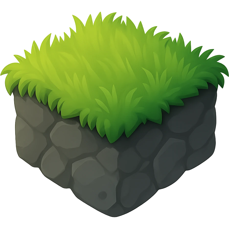 make the ground a bit greyer and make it on a transparent background emoji