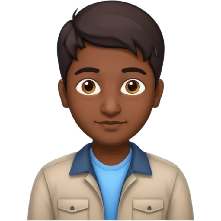 indian software engineer, casual wear emoji