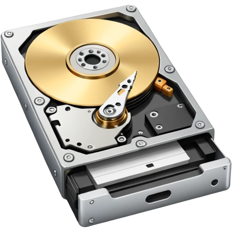 low storage on hard drive emoji