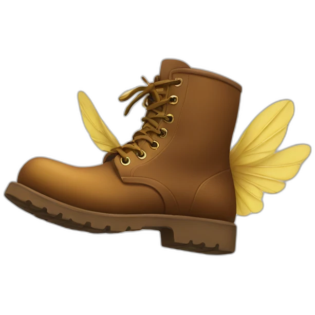 Flying boots emoji