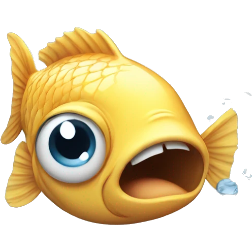 Fish crying  emoji