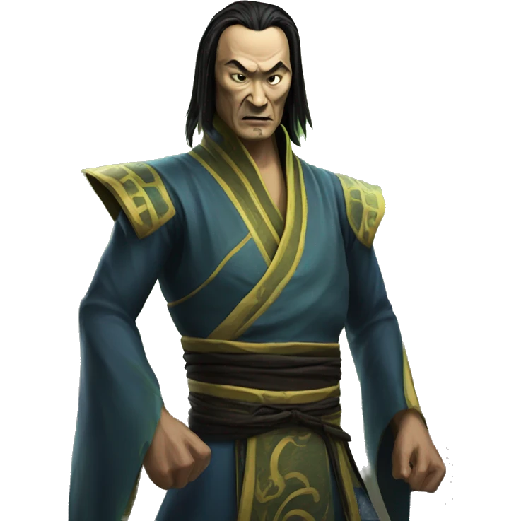 Shang tsung shrugging  emoji
