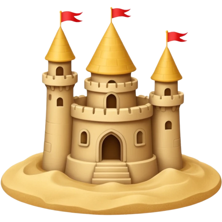 sand castle emoji