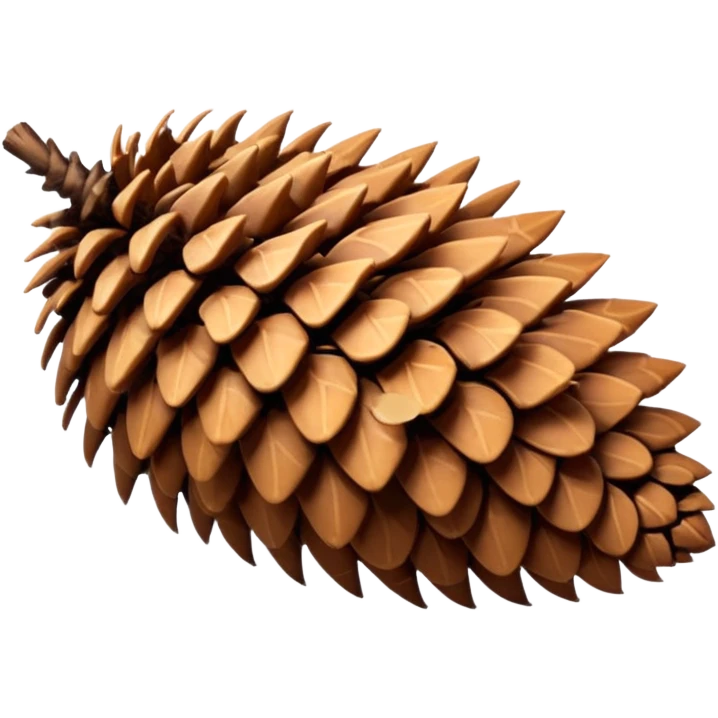 Spruce pine cone emoji