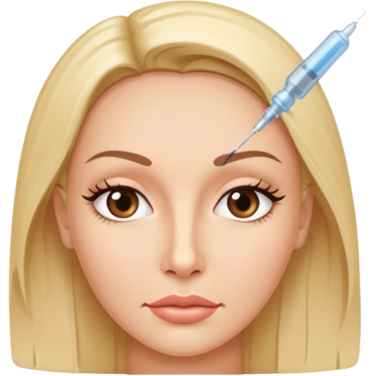  botox injection in the face emoji