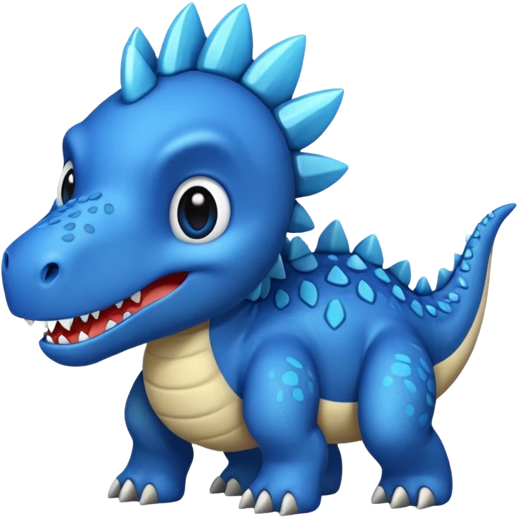 blue Dinasor emoji