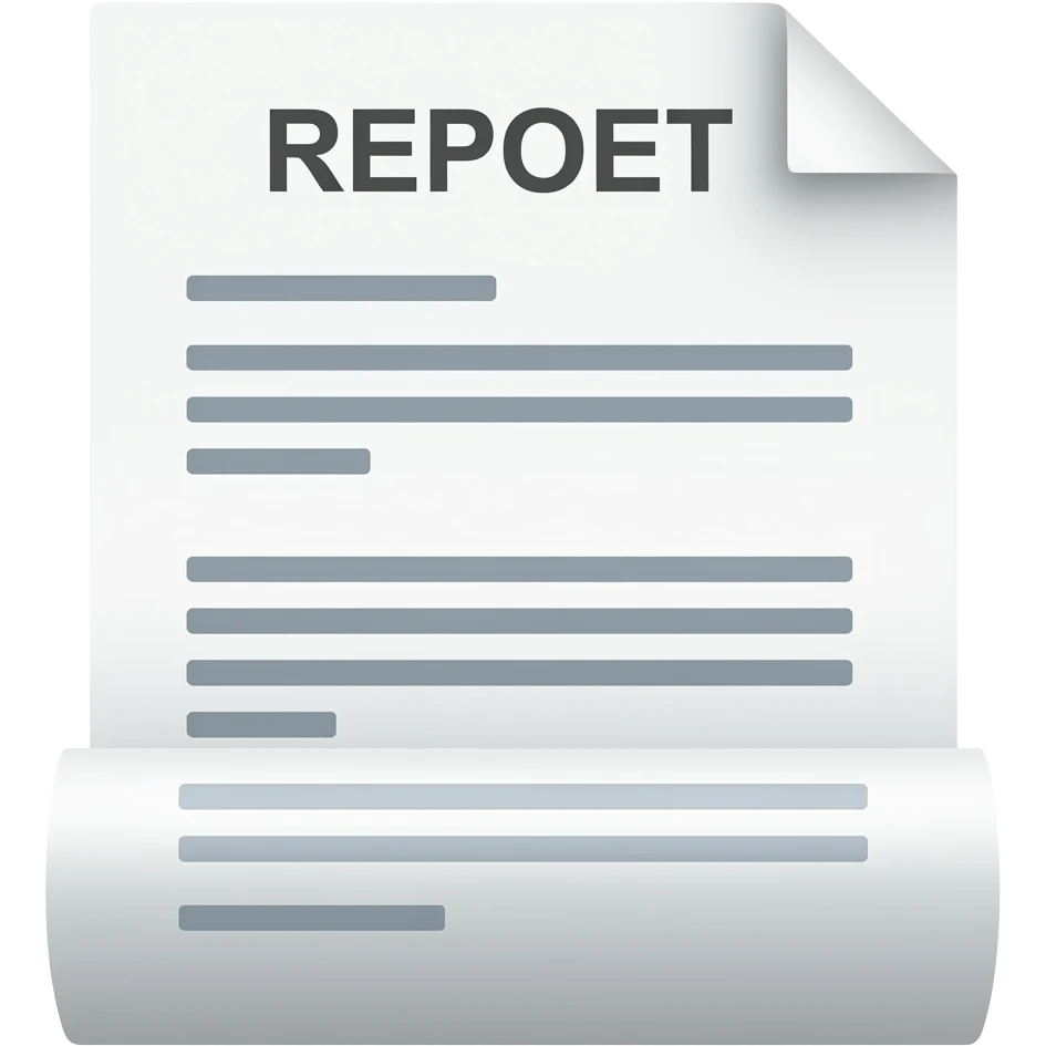 white report paper legal emoji