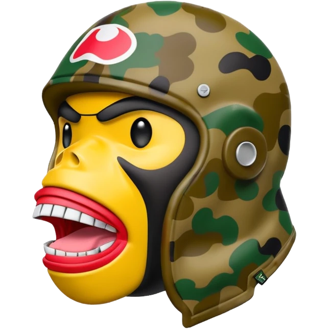 Сделай логотип Bape emoji