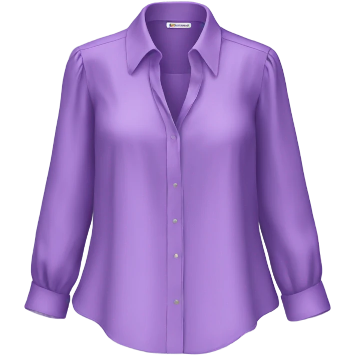 blouse purple emoji