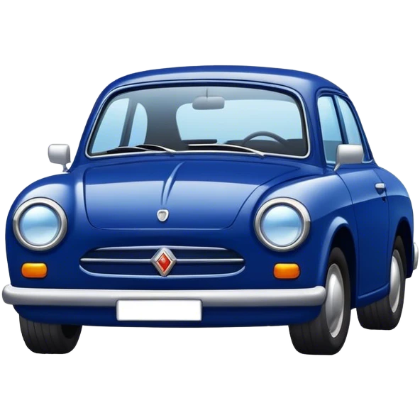 dark blue car emoji