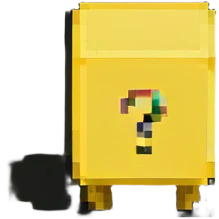 Super Mario question block emoji