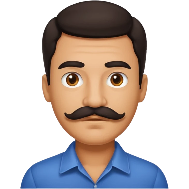 mustaches man emoji