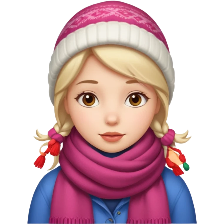 winter girl emoji