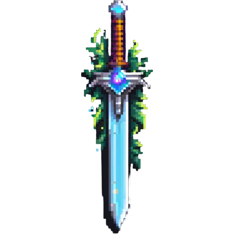 enchanted sword with elemental magic effects emoji