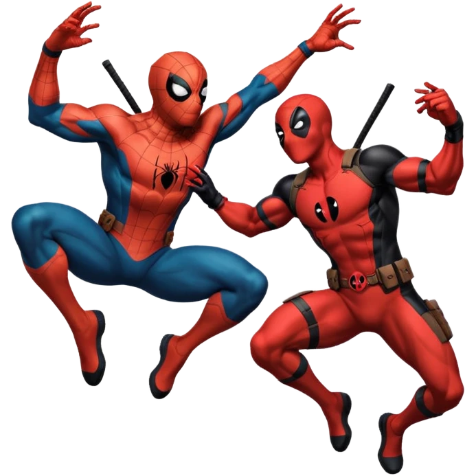 Spider-Man and Deadpool emoji