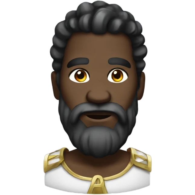 black zeus emoji