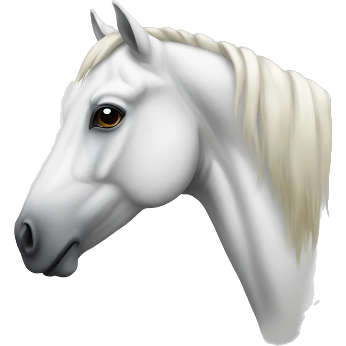 Horse White  emoji