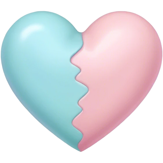 Pastel heart emoji