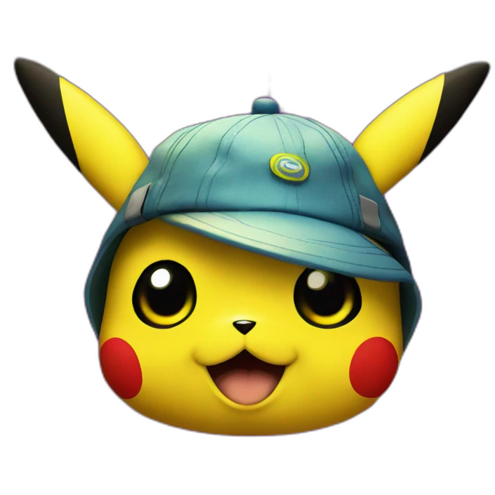 pikachu in rave emoji