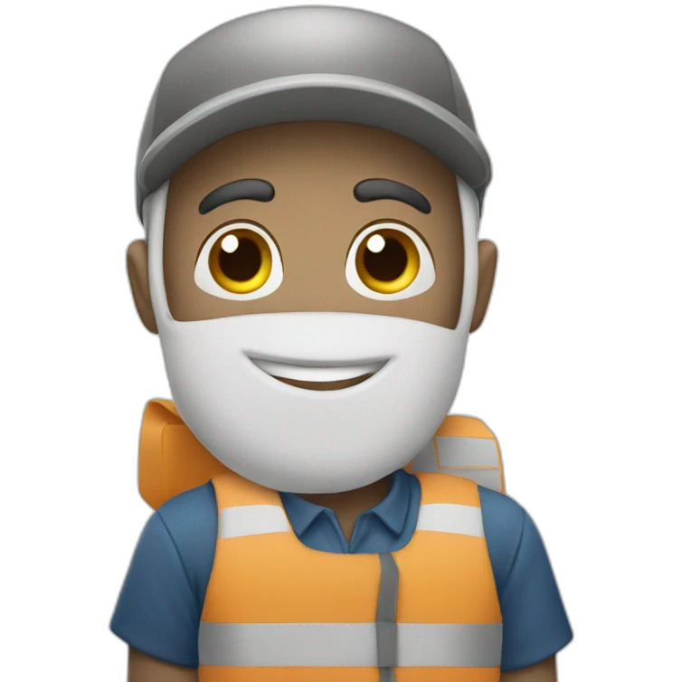 post man white emoji