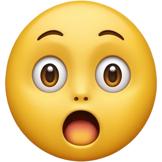 Normal emoji face but weird expression  emoji