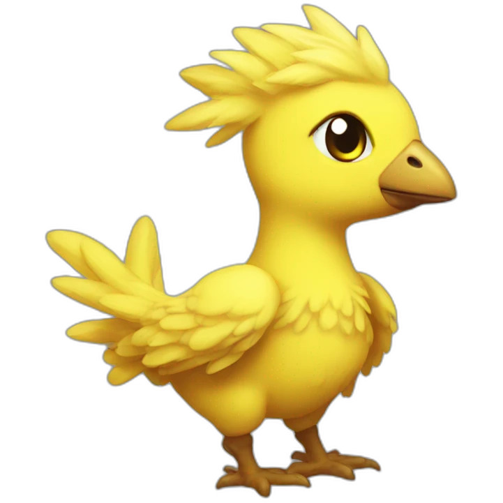 Baby chocobo emoji