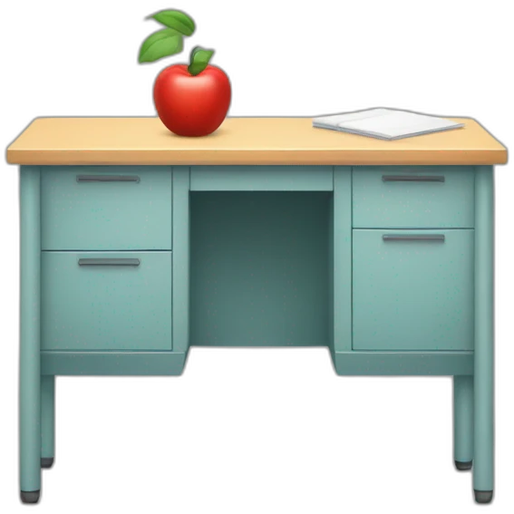 teacher’s desk material emoji