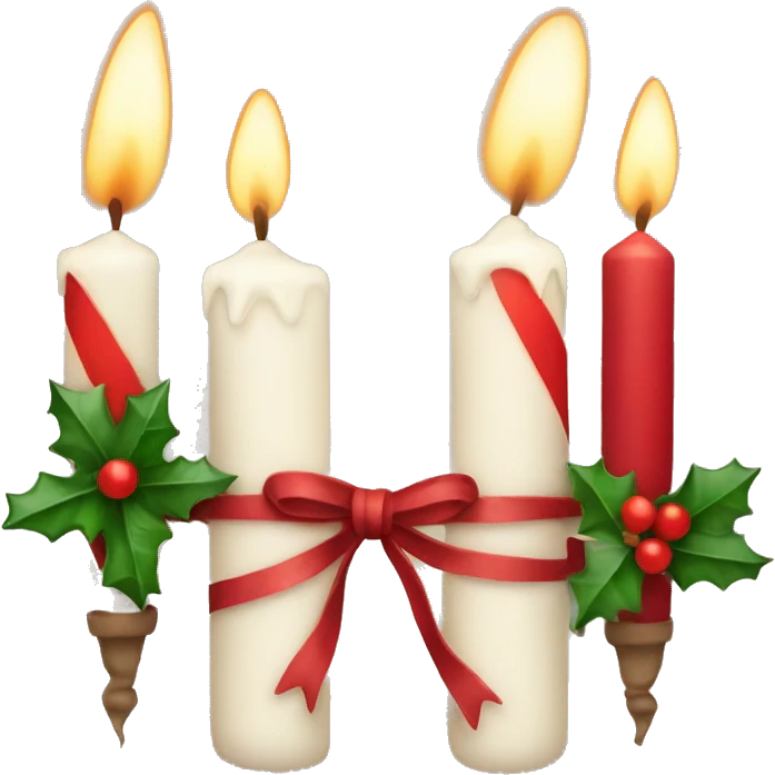 christmas candle emoji