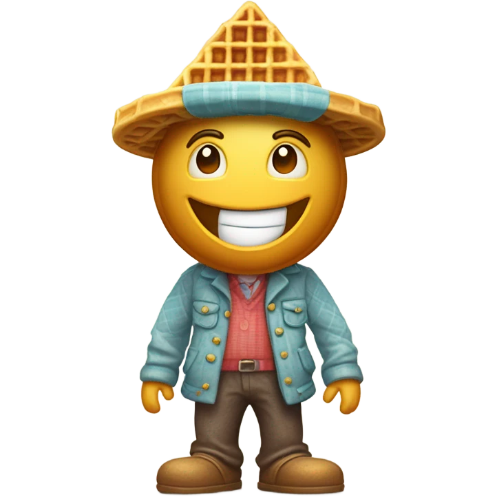 Waffle guy emoji