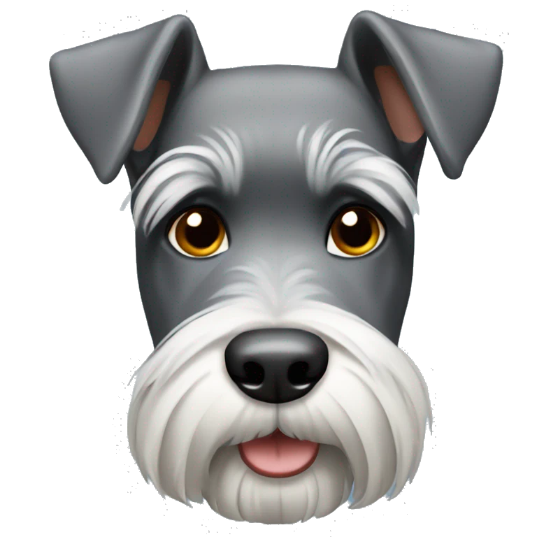 Schnauzer dog emoji