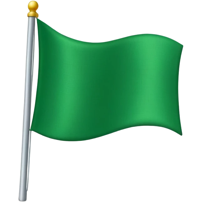 Green flag emoji