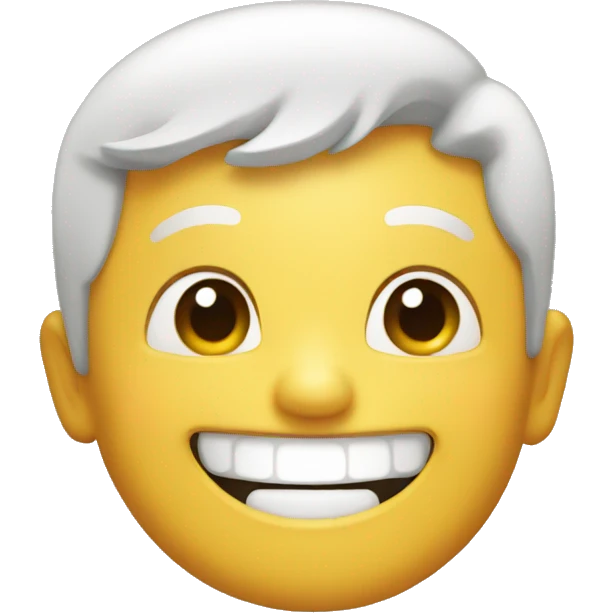 Smile with hello emoji
