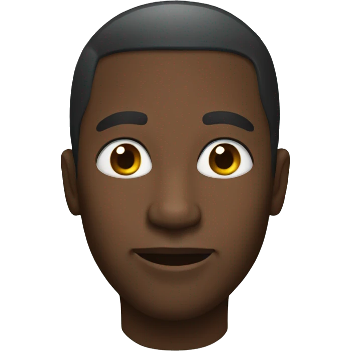 black man emoji