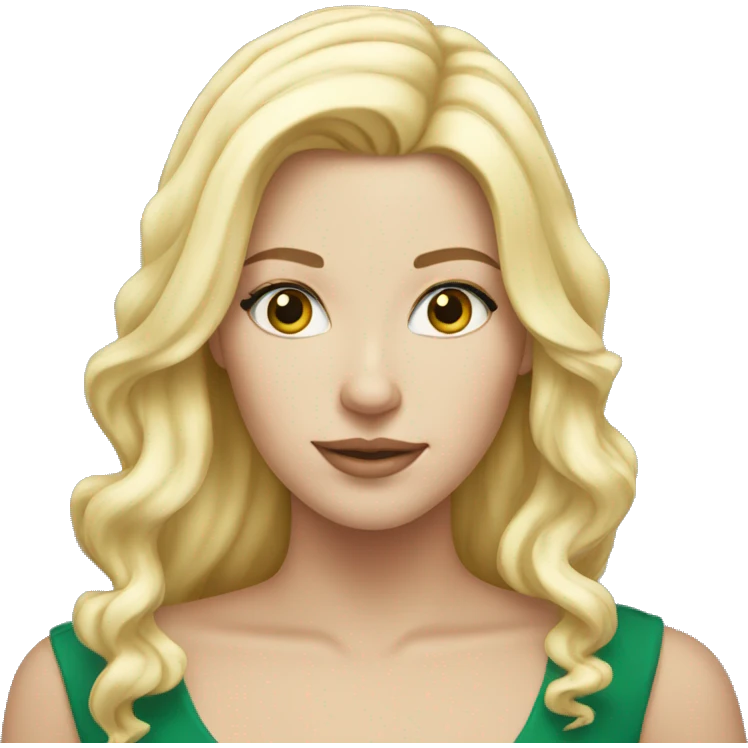 white girl blond christmas  emoji