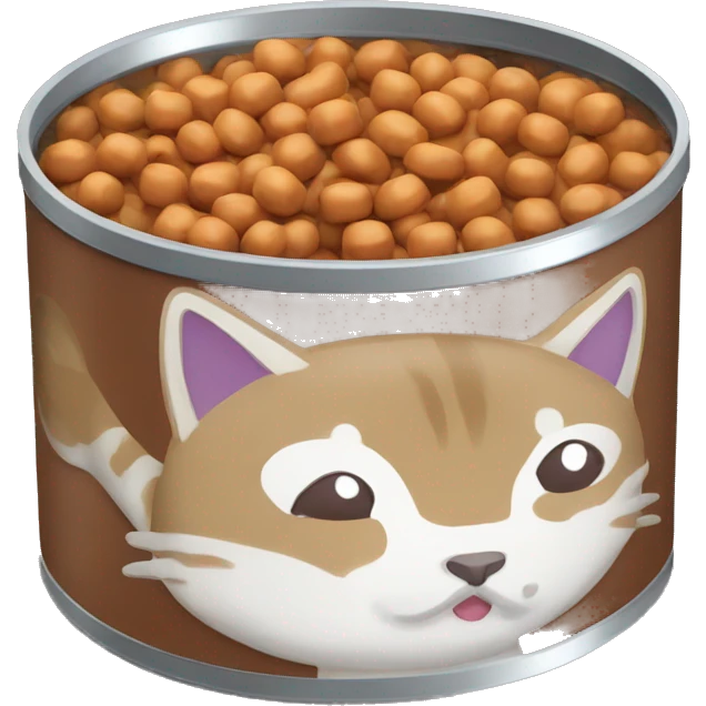 cat food can with Thunfish emoji