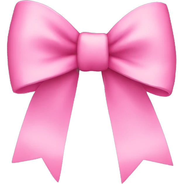 pink bow emoji