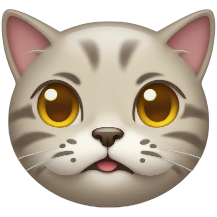 A cat is crying emoji