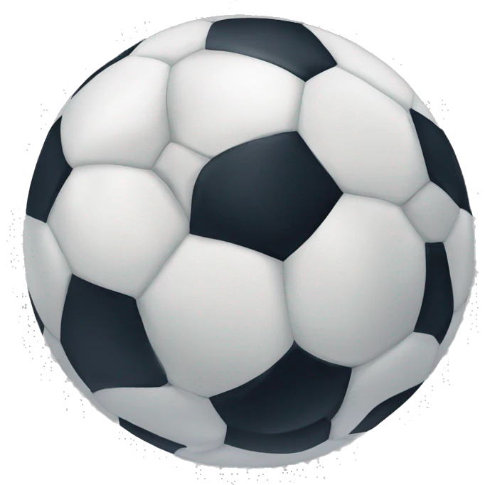 Ballon de foot carré  emoji
