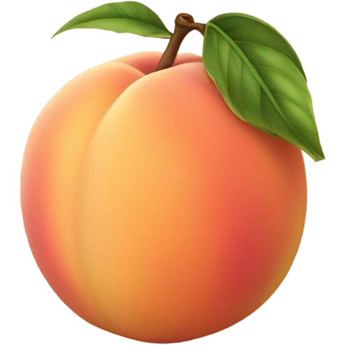 Calm Peach emoji