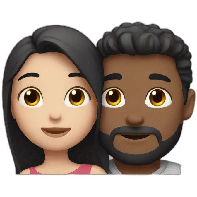 Couples huging emoji